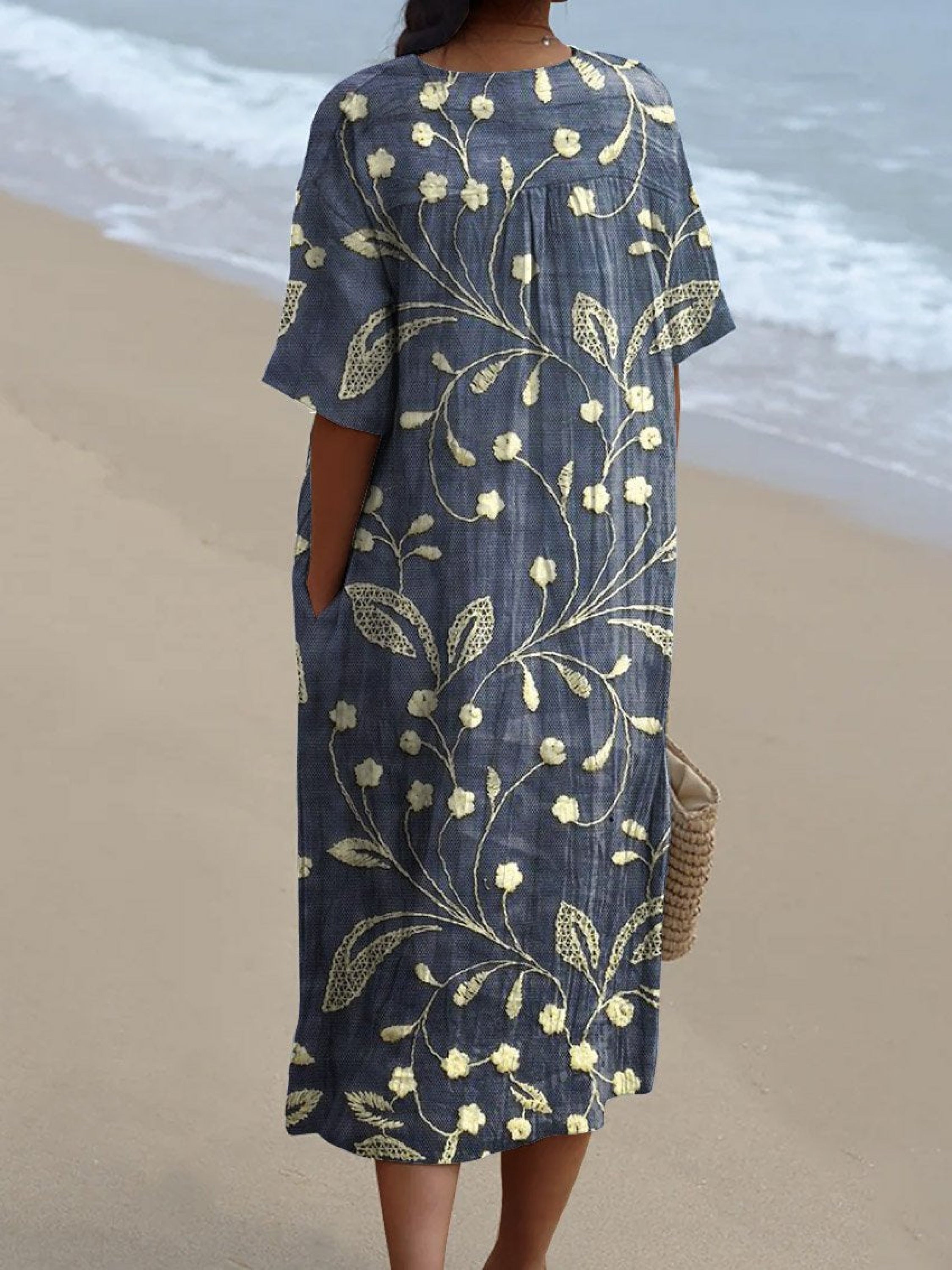 Maria™ | Mediterranean Linen Dress